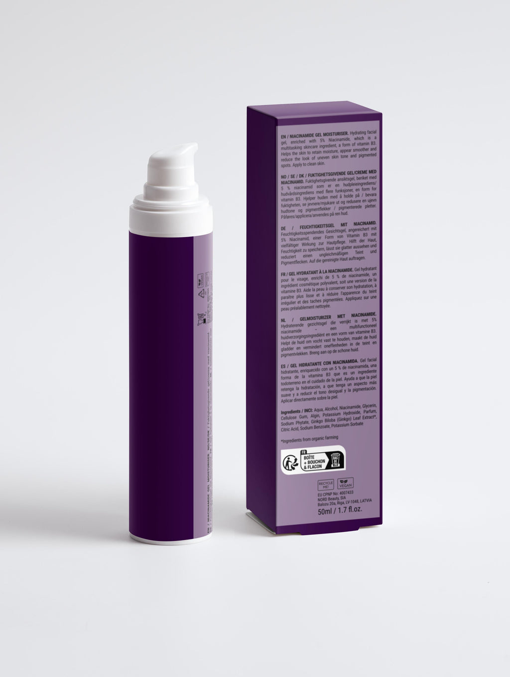 Niacinamid-Gel-Feuchtigkeitscreme